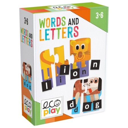 Headu Ecoplay - Puzzle-Uri Progresive Litere Si Cuvinte Eng Headu - 1